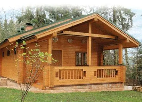 Holzhäuser und Sauna | Massivprofilholz - B&V, Holz Häuser Qualität